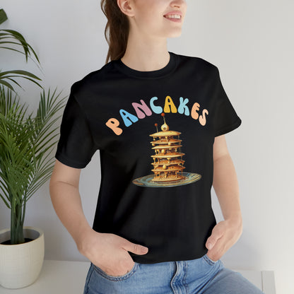 Pancakes Shirt, Pastry Chef Shirt, Baking Mom Shirt, Retro Pancakes Shirt, Pancake Lover Shirt, T273