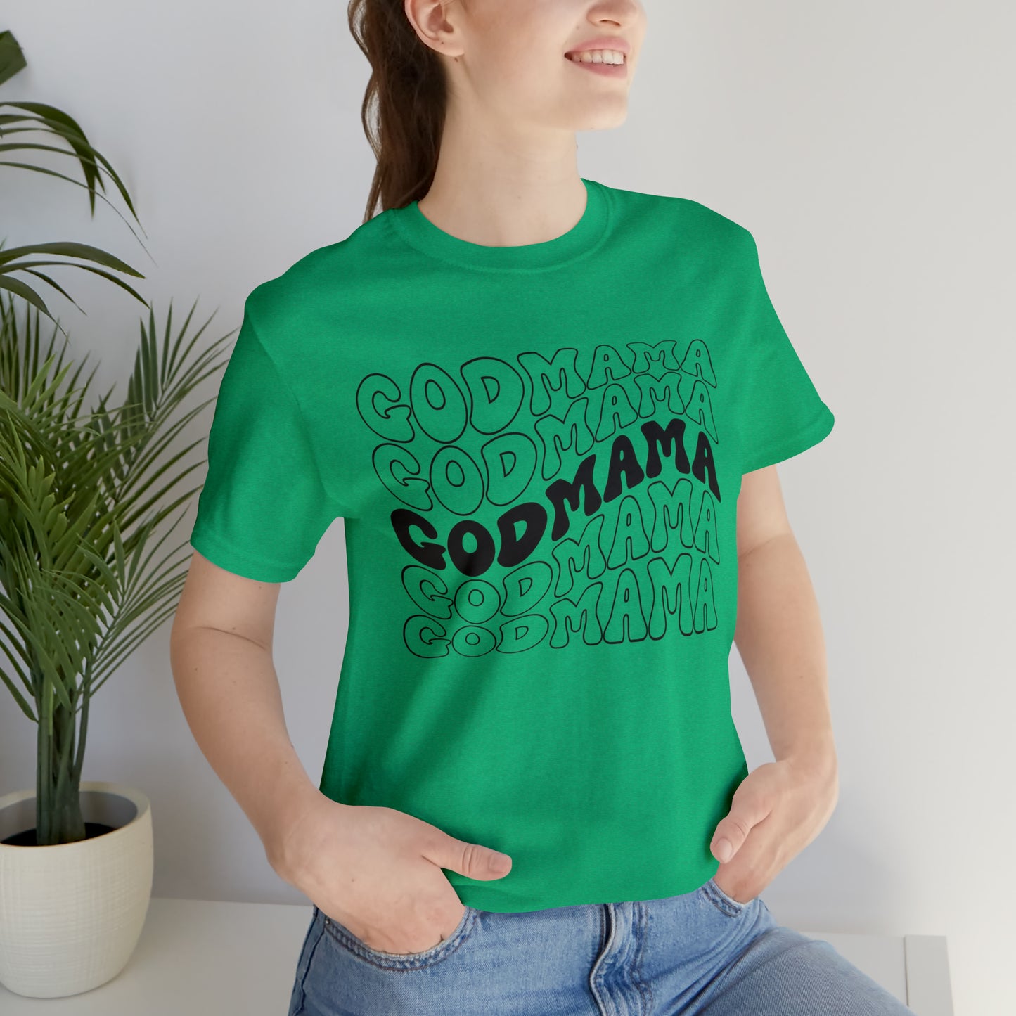 Retro Godmother Shirt for Mother's Day, Godmother Gift from Goddaughter, Cute Godmama Gift for Baptism, God Mother Proposal, T251