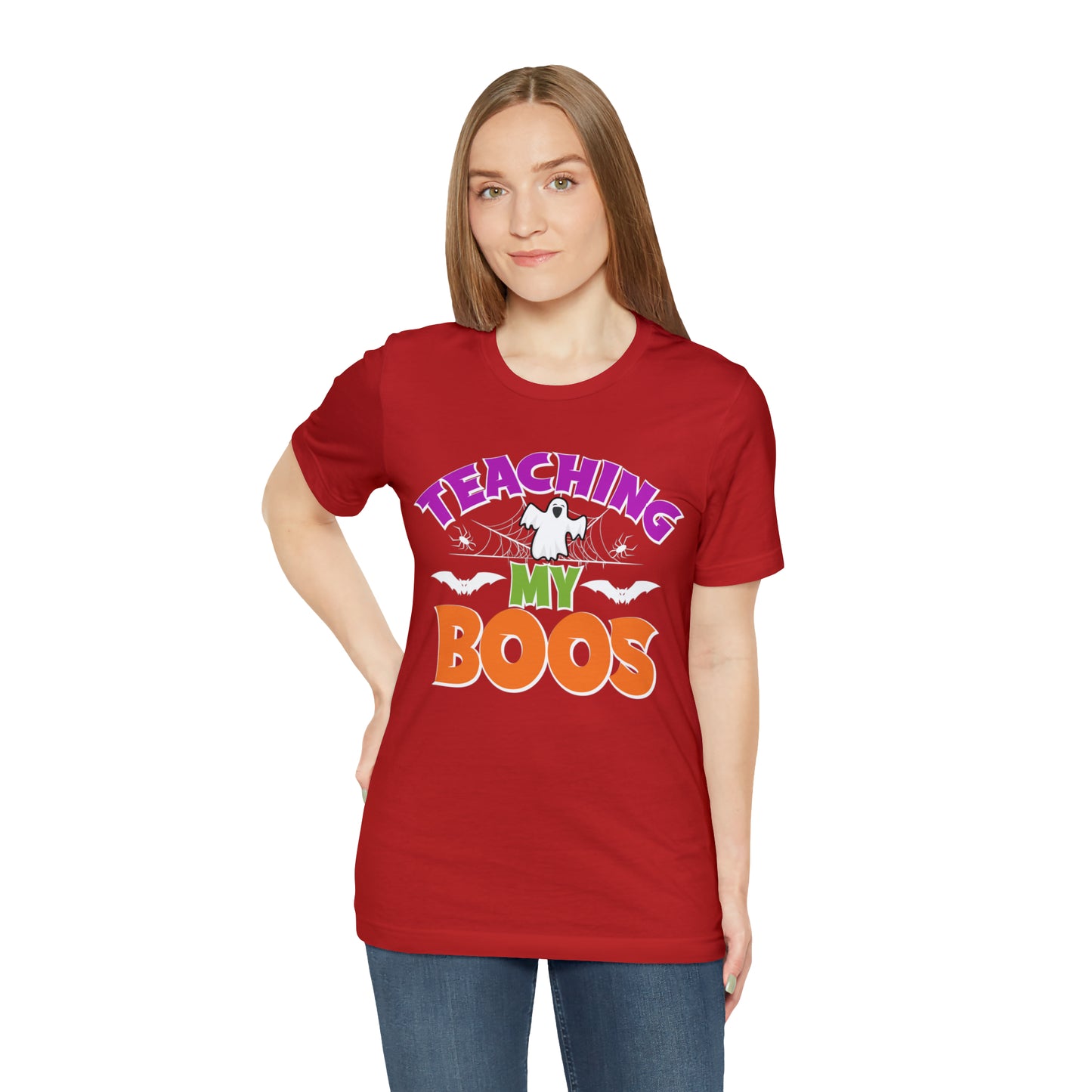 Teaching My Boos Shirt, Spooky Season Tee, Retro Halloween Cowgirl Shirt, Cowgirl Halloween Shirt, Vintage Ghost Shirt, T769