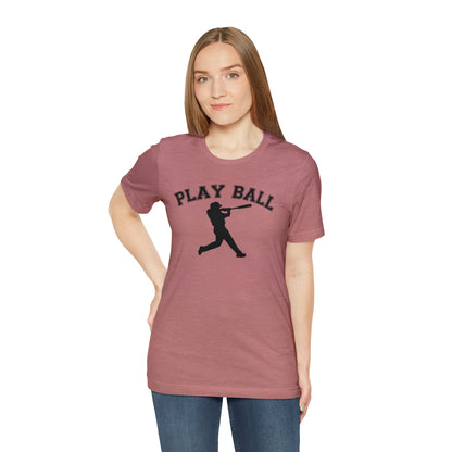 Baseball Game Fan Shirt for Her, Play Ball Shirt, Game Day Shirt, Cute Baseball Shirt for Women, Baseball Shirt for Women, T394