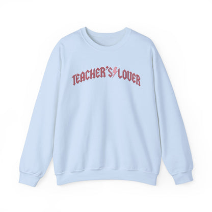 Retro Teacher's Lover Sweatshirt, Valentine's Day Sweatshirt, Pink Valentines Day Teacher Shirts, Valentine for Teacher's Lover Gift, SW1311