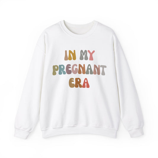 In My Pregnant Era Sweatshirt, Pregnancy Reveal Sweatshirt, New Mom Sweatshirt, Baby Announcement Sweatshirt, Gift For Pregnant Mom, S1403