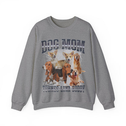 Custom Retro Dog Bootleg Sweatshirt, Dog Mom Sweatshirt, Dog Bootleg Retro 90's Sweatshirt, Custom Pet Photo, Custom Pet Portrait, S1429