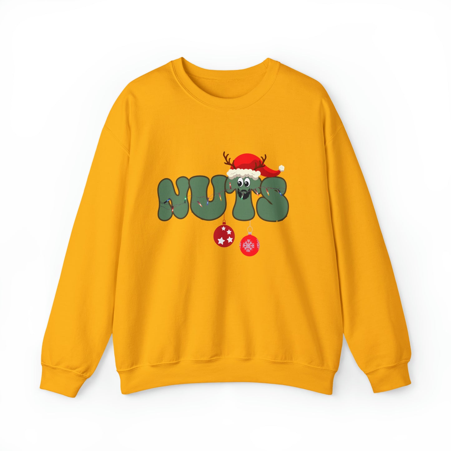 Couple Chest Nuts Crewneck Sweatshirt, Christmas Holiday Sweatshirt, Christmas Gift for Couples, Funny Matching Christmas Sweatshirt, SW949