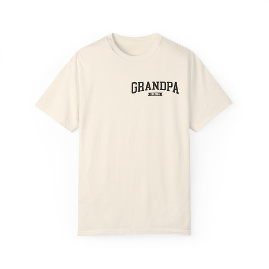 New Grandpa Est Pocket Design Shirt, Custom Father Day Shirt, Custom Fathers day Gift, Custom Grandpa Shirt, Fathers Shirt Dad shirt, CC1654