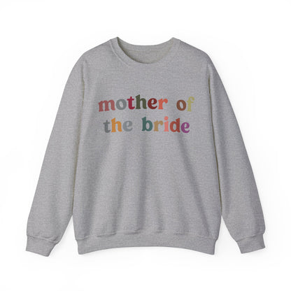 Mother of the Bride Sweatshirt, Cute Wedding Gift from Daughter, Engagement Gift, Retro Wedding Gift for Mom, Bridal Party Sweatshirt S1145