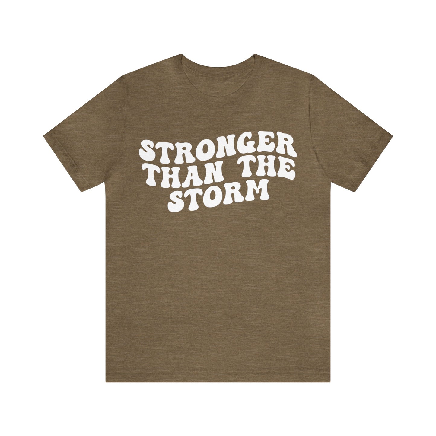 Stronger Than The Storm Shirt, Godly Woman Shirt, Religious Women Shirt, Shirt for Women, Christian Shirt for Mom, Jesus Lover Shirt, T1228