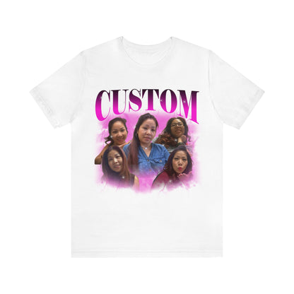 Custom Your Own Bootleg Tee, Retro Custom Bootleg Rap Tee, Custom Your Photo, Insert Your Design, Vintage Graphic 90s Tshirt, T1377