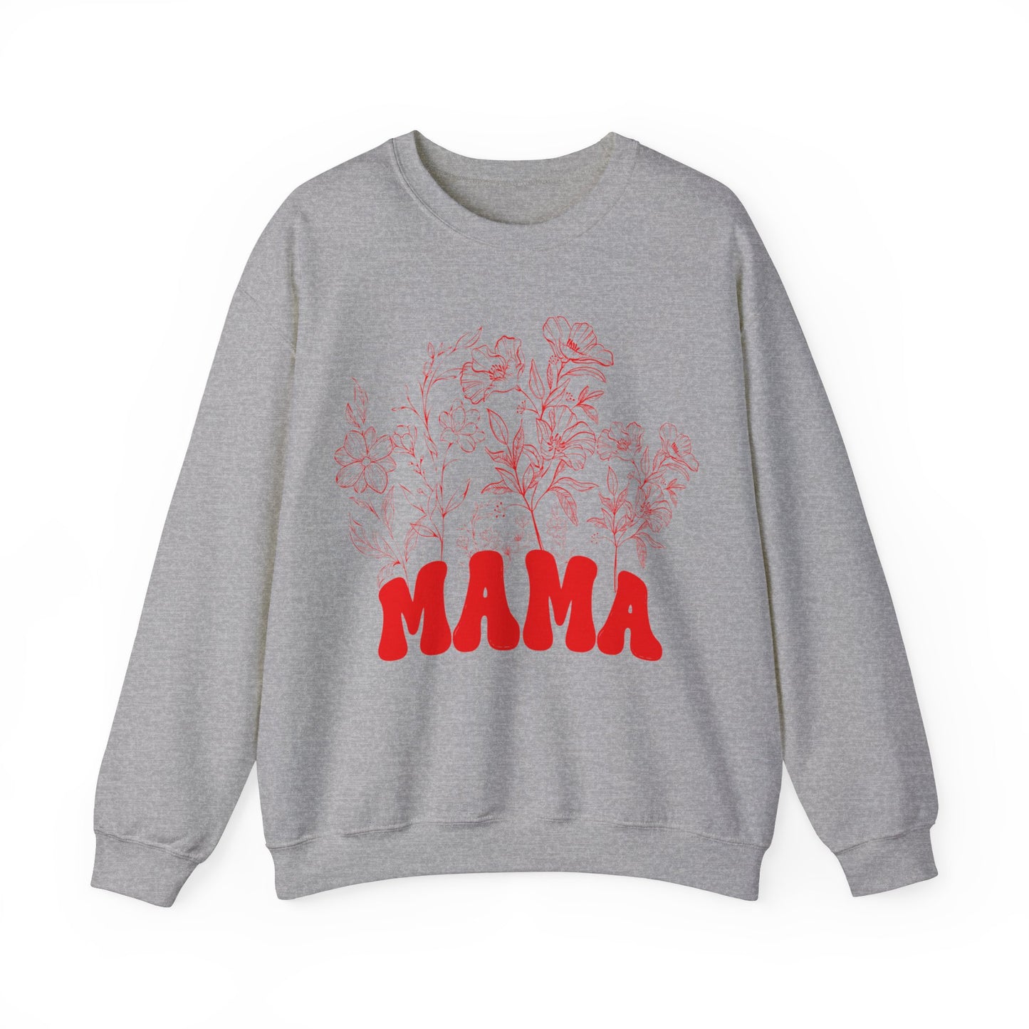 Wildflowers Mama Sweatshirt, Mama Sweatshirt, Retro Mom Sweatshirt, Mother's Day Gift, Flower Shirts for Women, Floral New Mom Gift, S1592