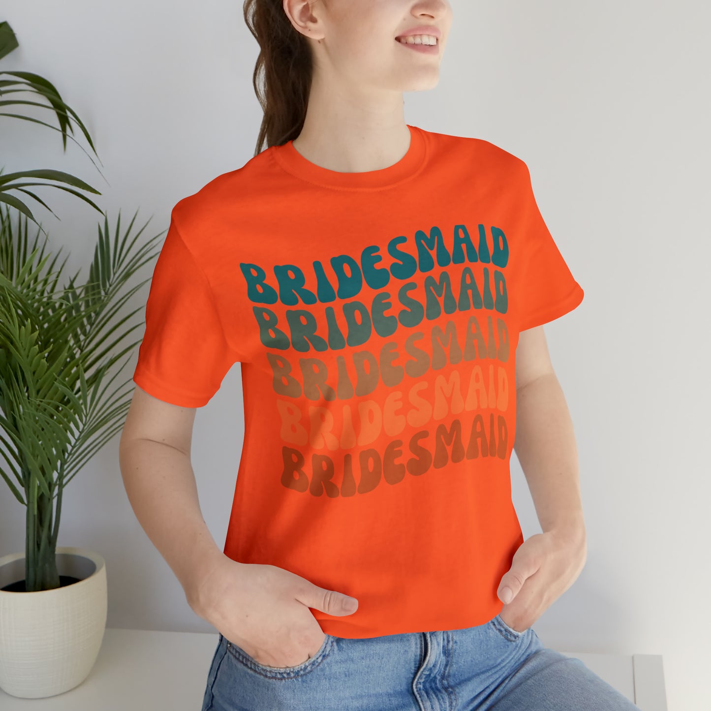 Retro Bridesmaid TShirt, Bridesmaid Shirt for Women, T290