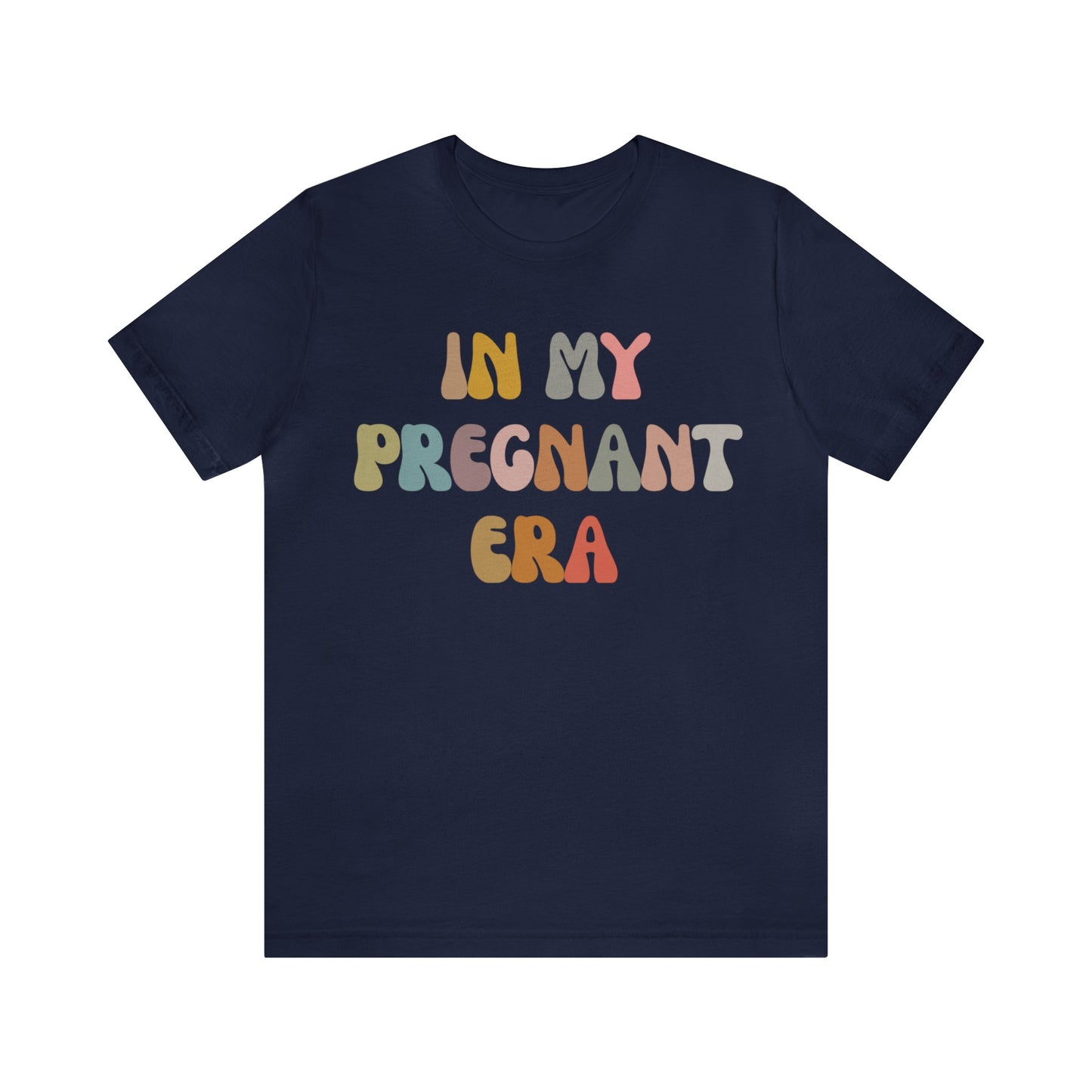 In My Pregnant Era Shirt, Pregnancy Reveal Shirt, New Mom Shirt, Mother's Day Shirt, Baby Announcement Shirt, Gift For Pregnant Mom, T1403