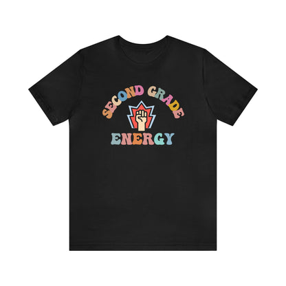 Cute Teacher Shirt, Second Grade Energy Shirt, Shirt for Second Grade, Teacher Appreciation Shirt, Best Teacher Shirt, T493