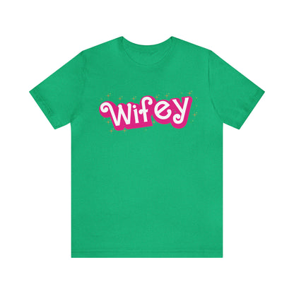 Wifey Shirt for Women, Retro Wifey TShirt for Wife, Engagement Gift For New Wife, Cute Wedding Gift For Bride Gift for Wife, T774