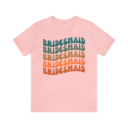 Retro Bridesmaid TShirt, Bridesmaid Shirt for Women, T290