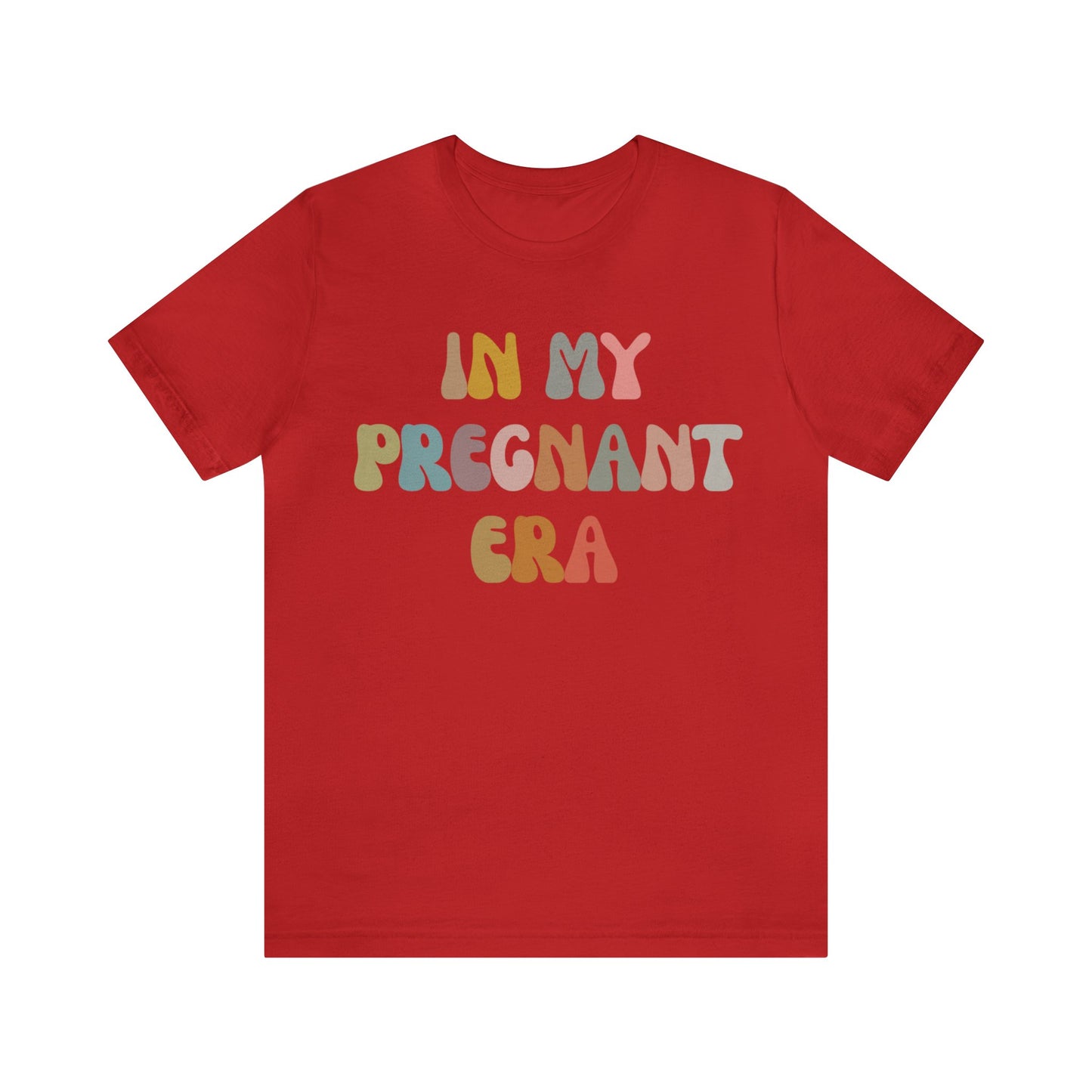 In My Pregnant Era Shirt, Pregnancy Reveal Shirt, New Mom Shirt, Mother's Day Shirt, Baby Announcement Shirt, Gift For Pregnant Mom, T1403