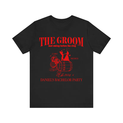 The Groom Bachelor Party Shirts, Groomsmen Shirt, Custom Bachelor Party Gifts, Group Bachelor Shirt, Golf Bachelor Party Shirt, 12 T1605