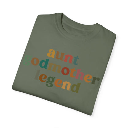 Aunt Godmother Legend Shirt for Aunt, Cute Godmother Gift from Goddaughter, Godmother Proposal, Retro Godmother Gift for Baptism, CC1034