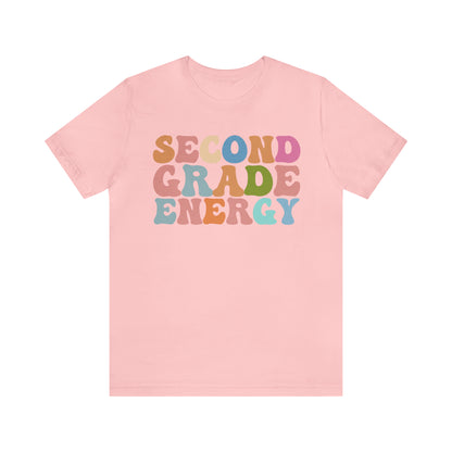 Cute Teacher Shirt, Second Grade Energy Shirt, Shirt for Second Grade, Teacher Appreciation Shirt, Best Teacher Shirt, T492