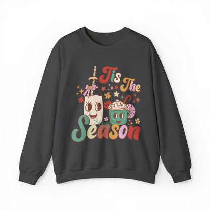 Christmas Tis The Season Sweatshirt, Merry Christmas Shirt, Christmas Tree Sweater, Christmas Tree shirt, Christmas Cake Sweatshirt, S890