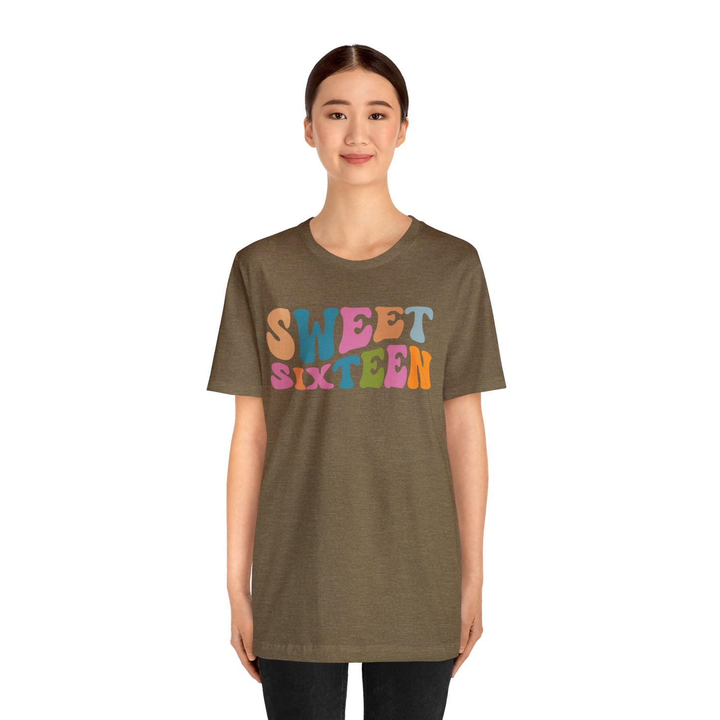 Sixteenth Birthday Gift, Sweet Sixteen Shirt for 16th Birthday Party, Cute Sweet 16 Gift for 16th Birthday TShirt for Daughter, T476