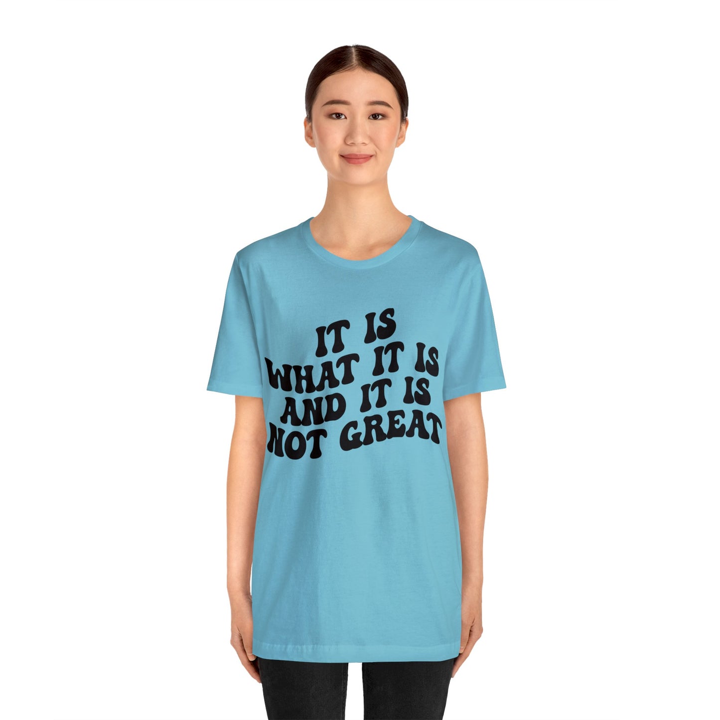 It Is What It Is And It Is Not Great Shirt, Funny Quote Shirt, Funny Meme Shirt, Funny Mood Shirt, Shirt for Women, Gift for Women, T1514