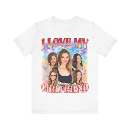 I Love My Girlfriend LGBTQIA+ Pride Shirt, Custom Bootleg Rap Tee Gay Rights Gift Equality Shirt LGBTQ Supporter Shirt Rainbow Shirt, T1633