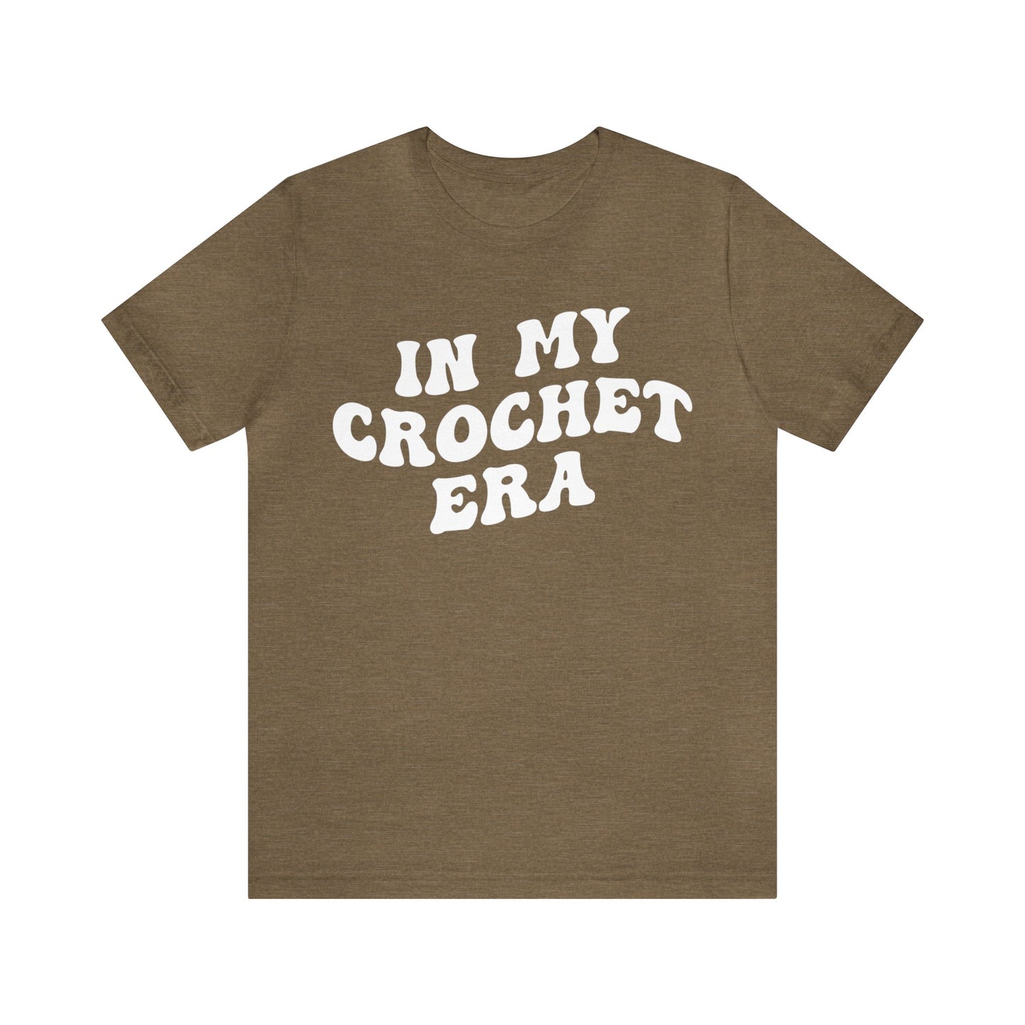 In My Crochet Era Shirt, Shirt for Women, Gift for Crochet Lover, Crochet Lover Shirt, Knitting Lover Shirt, Crafter Mom Shirt, T1168