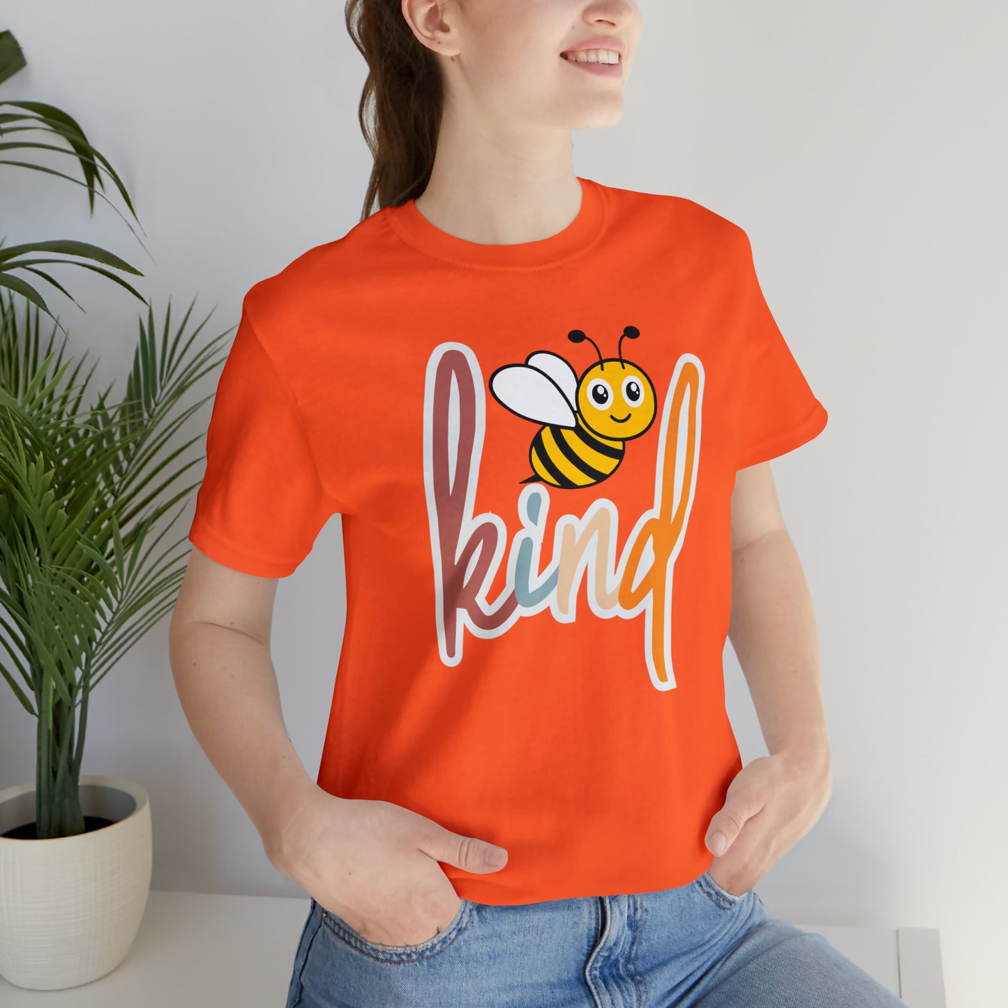 Cute Bee Kind T-Shirt for Boho Birthday Gift, Retro Bee Kind Shirt, Bee Kind TShirt for Her, T366