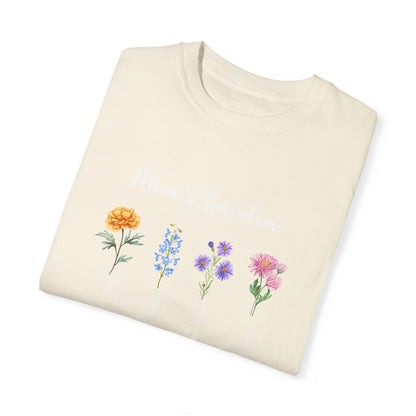 Custom Birth Month Flowers Shirt, Custom Moms Garden Shirt, Grandmas Garden Sign Shirt, Birth Month Flower Shirt Birth Flower Shirt,8 CC1611