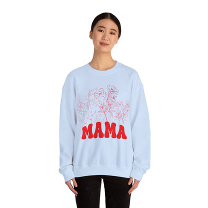 Wildflowers Mama Sweatshirt, Mama Sweatshirt, Retro Mom Sweatshirt, Mother's Day Gift, Flower Shirts for Women, Floral New Mom Gift, S1592