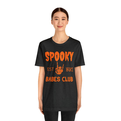 Spooky Skeleton Halloween Shirt, Fall Shirts for Women, Vintage Halloweem Sweatshirt, T599