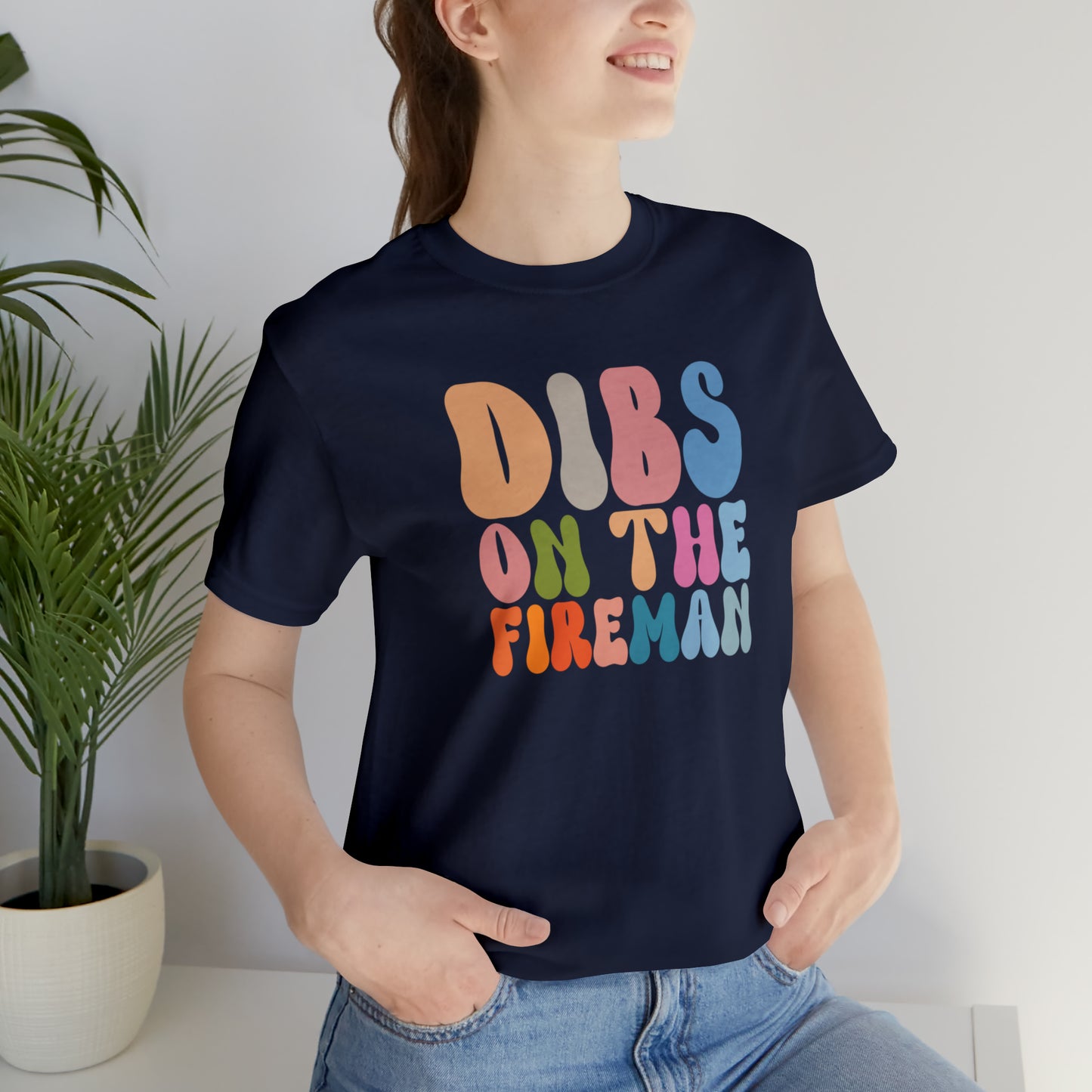 Dibs on the Fireman Shirt, Shirt for Firewoman, Fireman Wife Shirt, Firewoman Shirt, Fireman Girlfriend Shirt, T401