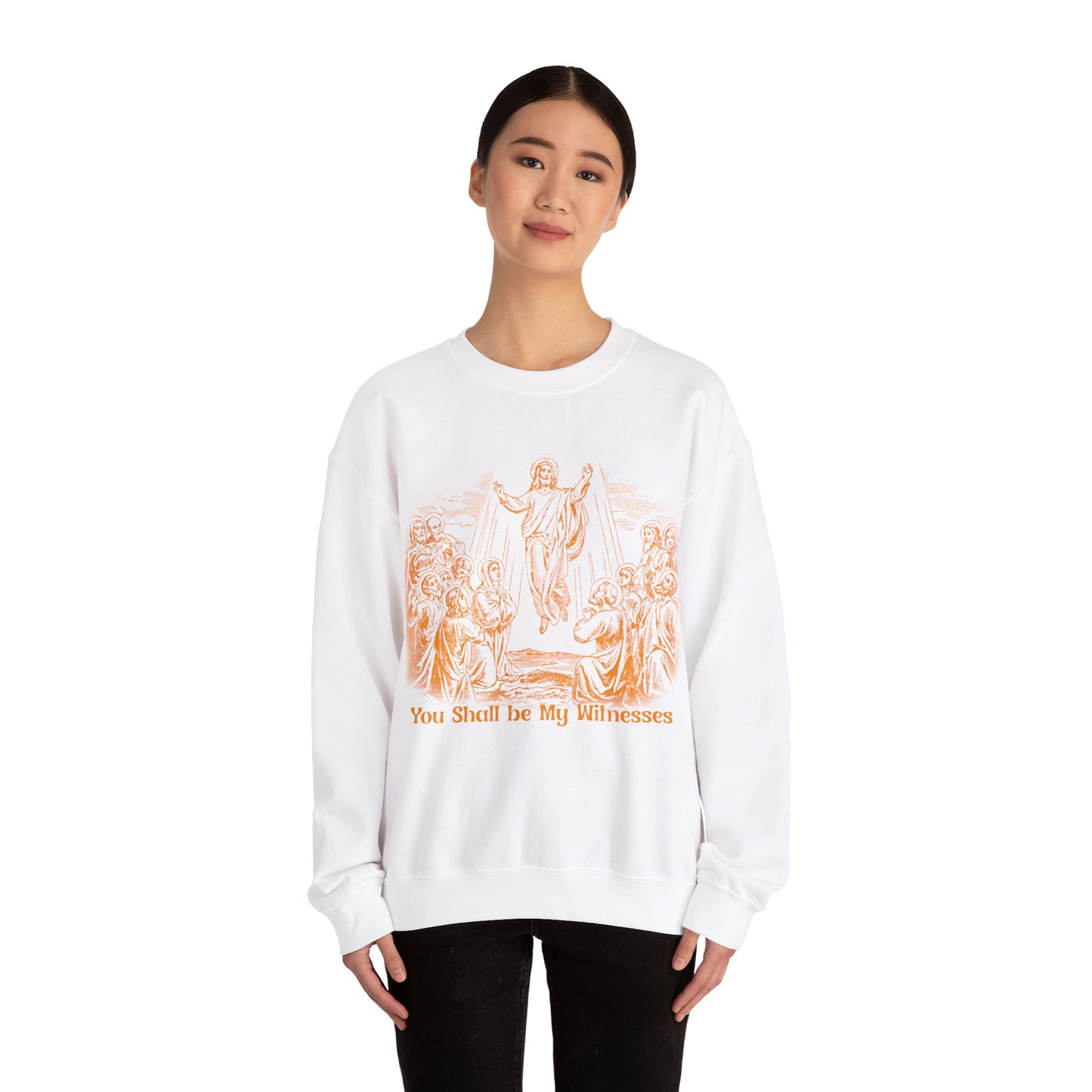 Vintage The Ascent of Jesus Into Heaven On The Fortieth Day After The Resurrection Sweatshirt, Christian gifts, Religious Sweatshirt, S1591