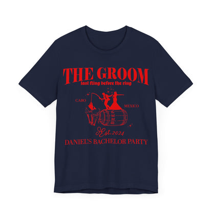 The Groom Bachelor Party Shirts, Groomsmen Shirt, Custom Bachelor Party Gifts, Group Bachelor Shirt, Fishing Bachelor Party Shirt, 12 T1604