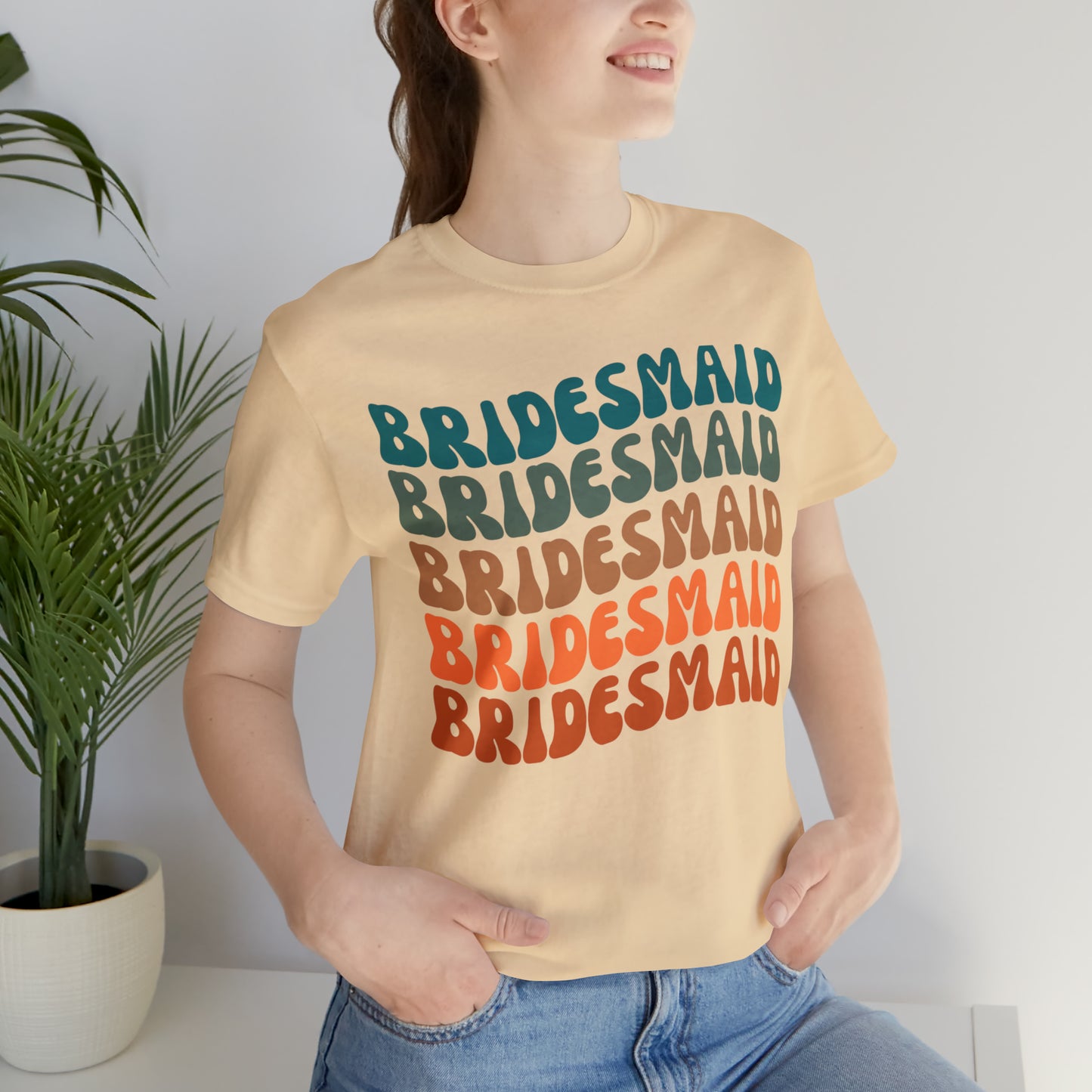 Retro Bridesmaid TShirt, Bridesmaid Shirt for Women, T290