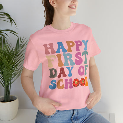 First Day of Class Shirt, Happy First Day Of School Shirt, Back To School Shirt, Retro Teacher Shirt, T501