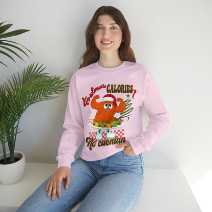 Christmas Calories No Cuentan Sweatshirt, Feliz Navidad Shirt, New Year Sweatshirt, Spanish Christmas Sweatshirt, Holiday Sweaters, SW876