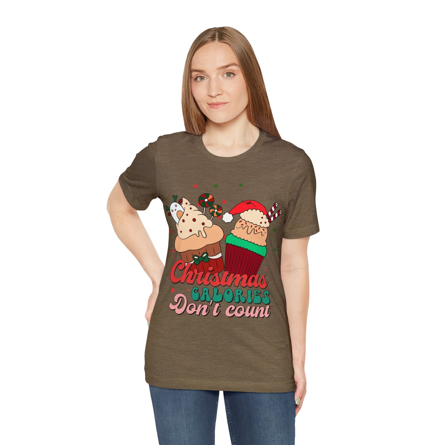 Christmas Calories Don't Count Shirt, Funny Christmas Shirt, Christmas Gift, Xmas calories shirt, Christmas calories, T871