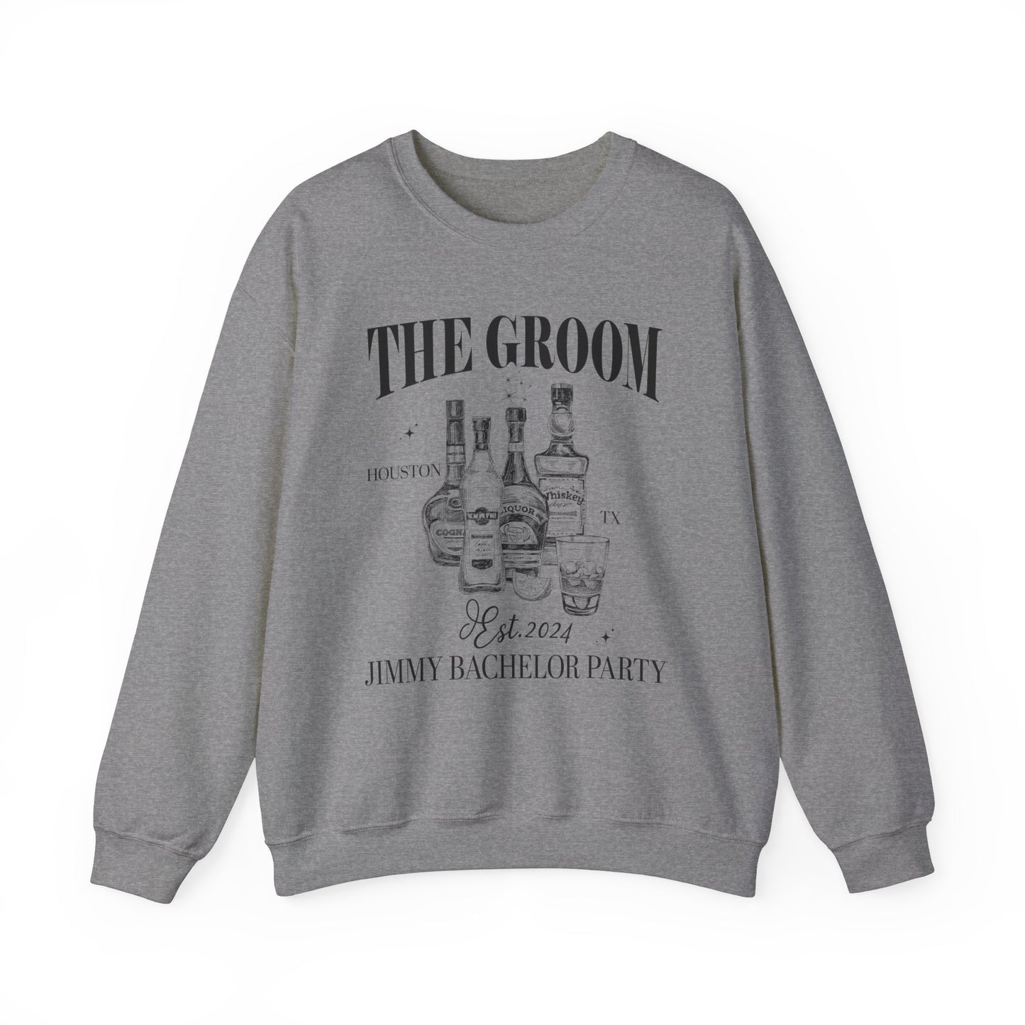 The Groom Bachelor Party Sweatshirt, Groomsmen Sweatshirt Custom Bachelor Party Gifts Funny Bachelor Sweatshirt Group Sweatshirt, 2 S1555 UK