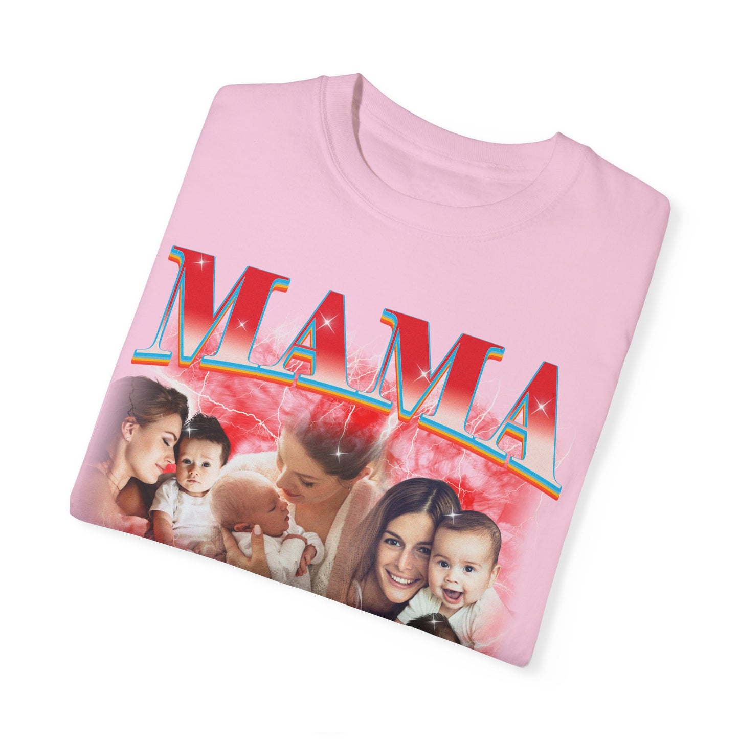 Custom Bootleg Rap Mama Shirt, Custom Photo Mama Shirt, Mom Shirt With Kid Face Photos, Custom Mom Tee, Personalized Mom Gifts,  CC1625