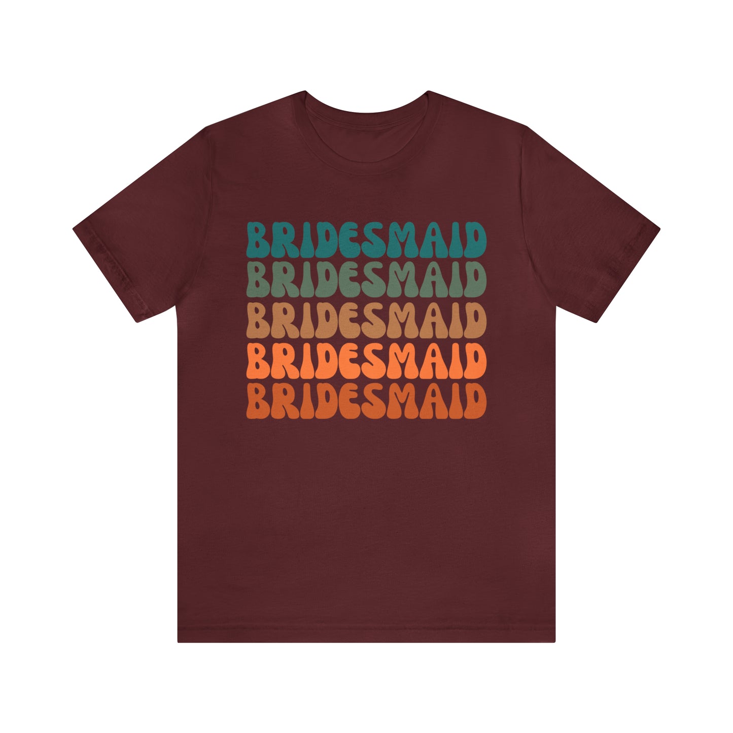 Retro Bridesmaid TShirt, Bridesmaid Shirt for Women, T288