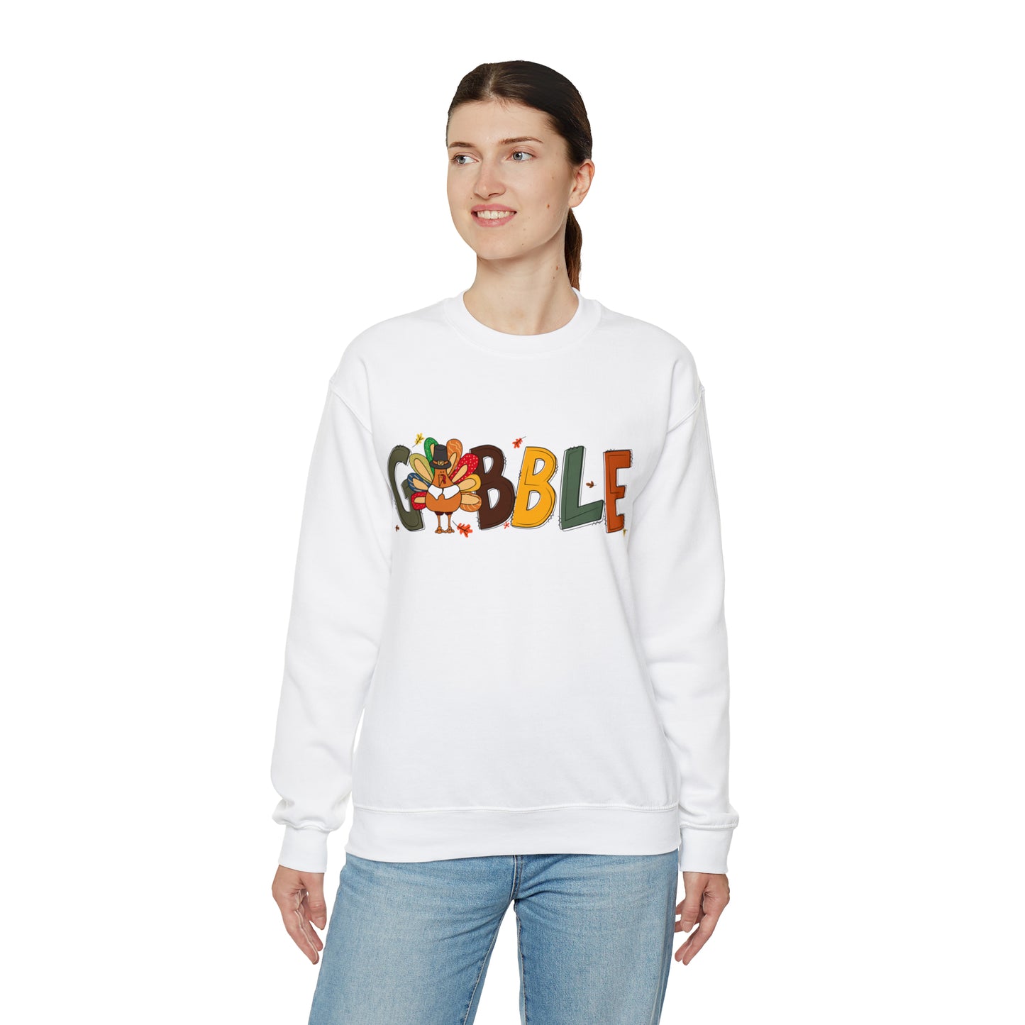 Gobble Sweatshirt, Gobble Turkey Sweatshirt, Thanksgiving Sweatshirt, Thanksgiving Dinner Sweatshirt, Family Thanksgiving Sweatshirt, S862