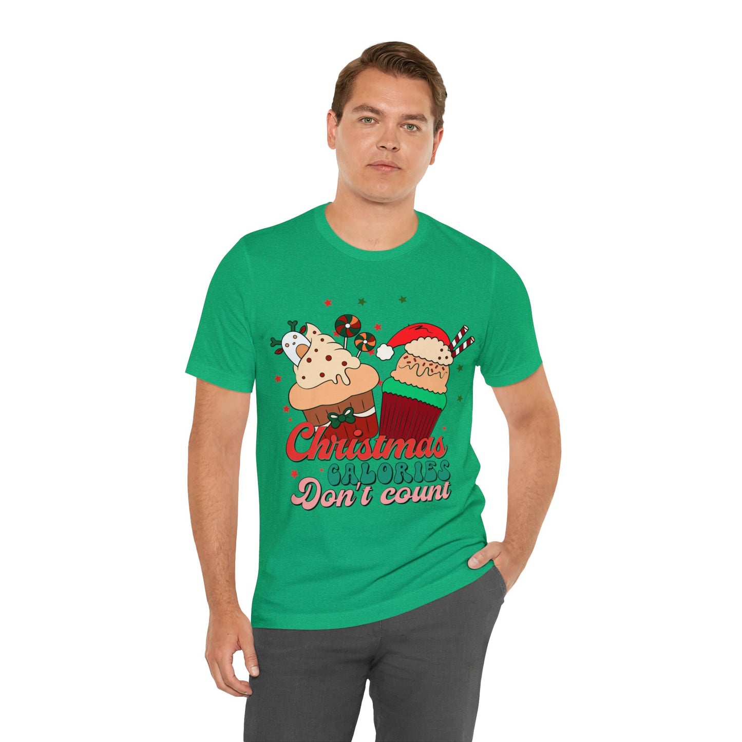 Christmas Calories Don't Count Shirt, Funny Christmas Shirt, Christmas Gift, Xmas calories shirt, Christmas calories, T871