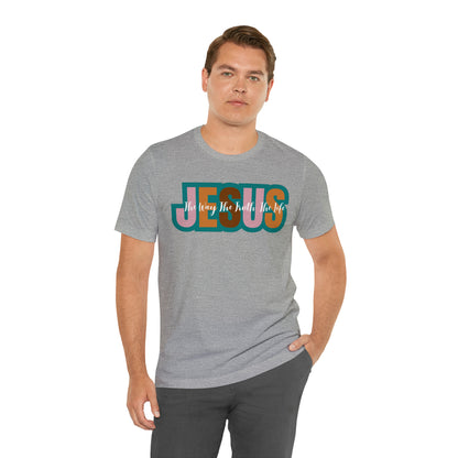 Retro Christian Tshirt, Jesus Tee for Christian Apparel, Christian Shirt for Women, T255