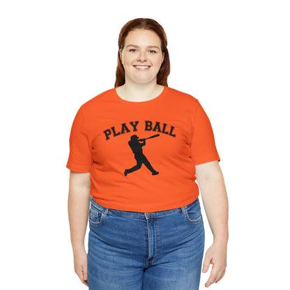 Baseball Game Fan Shirt for Her, Play Ball Shirt, Game Day Shirt, Cute Baseball Shirt for Women, Baseball Shirt for Women, T395