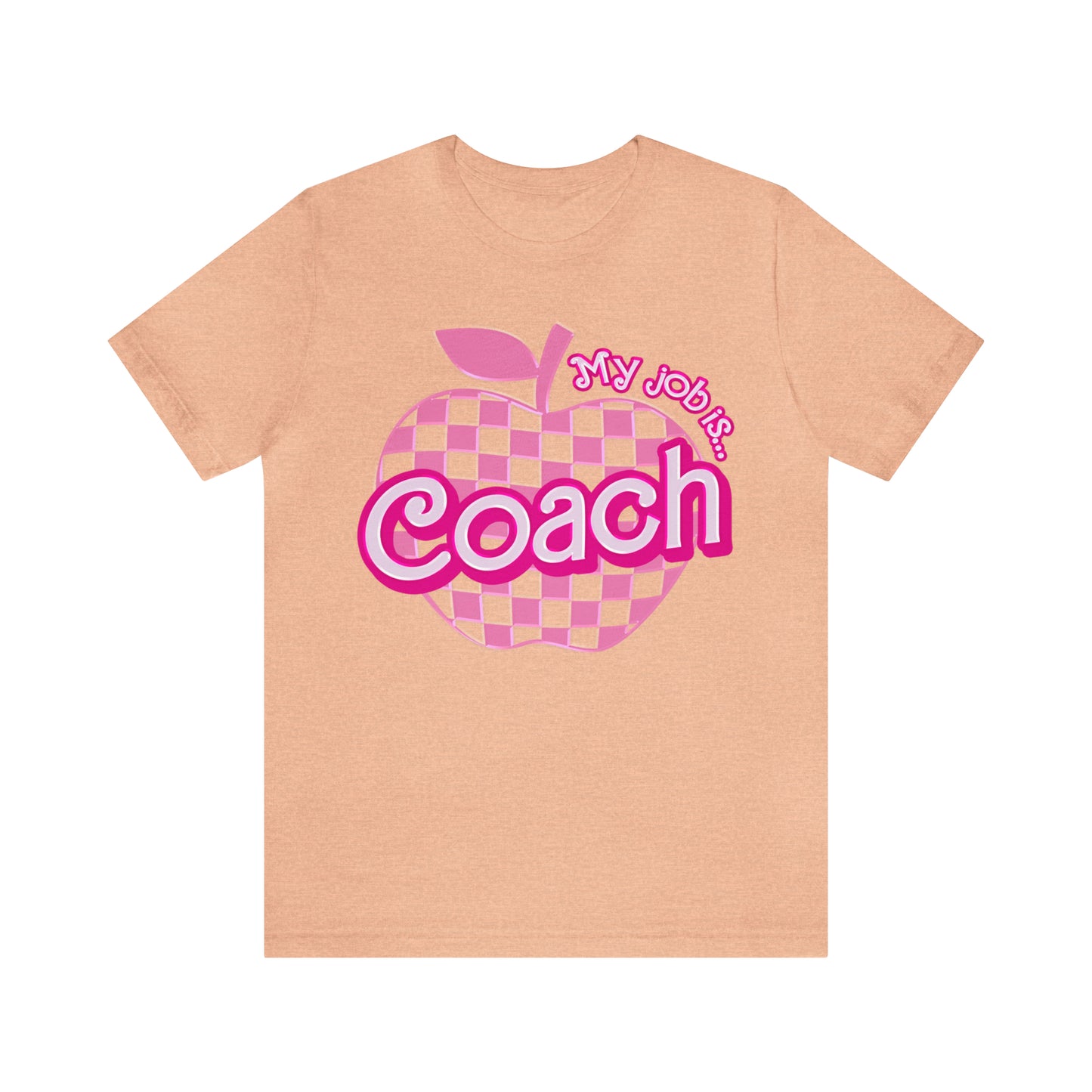 My Job Is Coach shirt, Pink Sport Coach Shirt, Colorful Coaching shirt, 90s Cheer Coach shirt, Back To School Shirt, Teacher Gift, T817