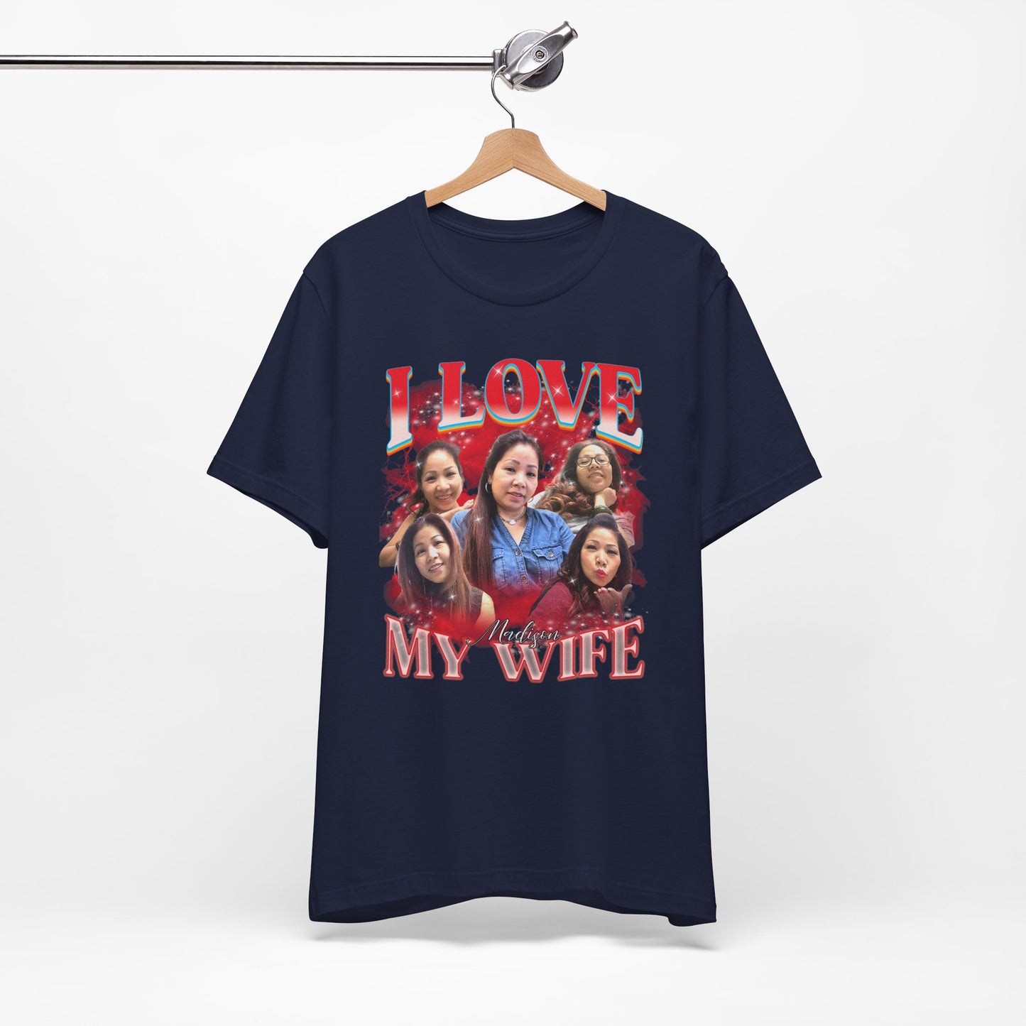 I Love My Wife T-Shirt – Romantic Anniversary Gift for Husband