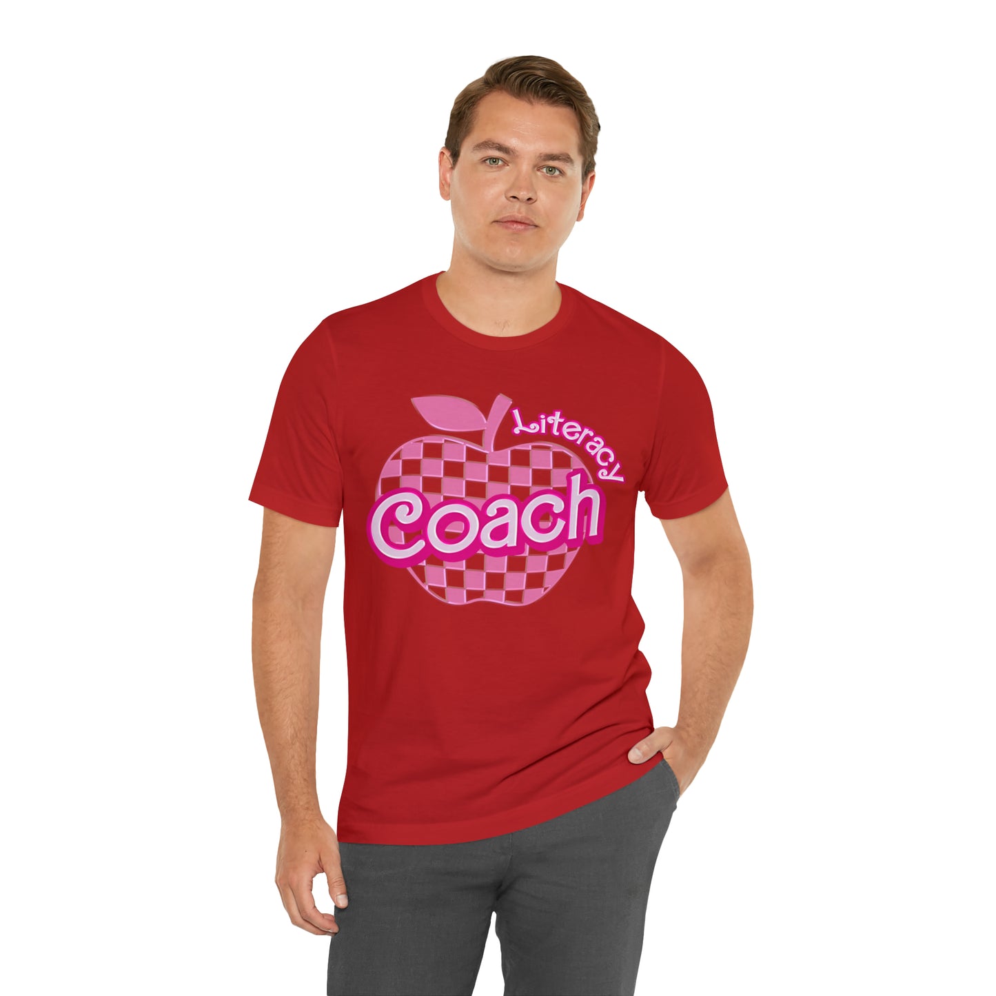 Literacy Coach shirt, Pink Sport Coach Shirt, Colorful Coaching shirt, 90s Cheer Coach shirt, Back To School Shirt, Teacher Gift, T821