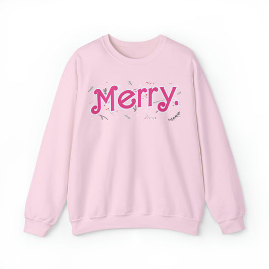 Pink Christmas Sweatshirt, Pink Christmas tree sweatshirt, Pink Doll Christmas, Dreaming of a pink Christmas, Doll sweatshirt, SW911