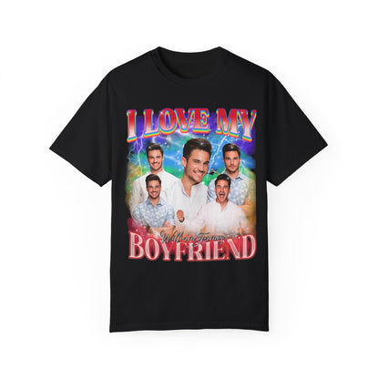 I Love My Boyfriend LGBTQIA+ Pride Shirt, Custom Bootleg Rap Tee Gay Rights Gift Equality Shirt LGBTQ Supporter Shirt Rainbow Shirt, CC1632